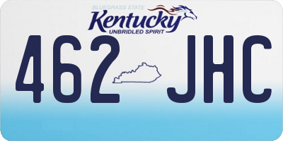 KY license plate 462JHC