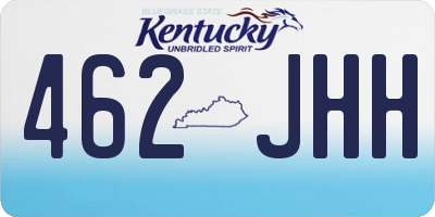 KY license plate 462JHH