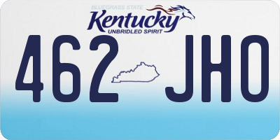 KY license plate 462JHO