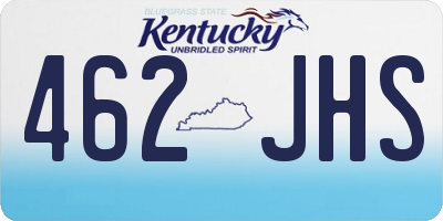 KY license plate 462JHS