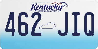 KY license plate 462JIQ