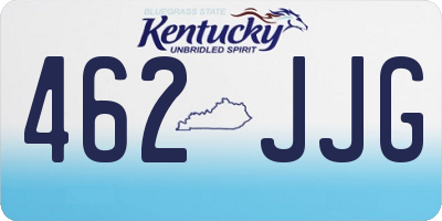 KY license plate 462JJG