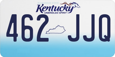 KY license plate 462JJQ