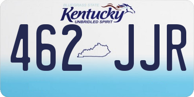 KY license plate 462JJR