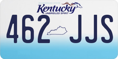KY license plate 462JJS