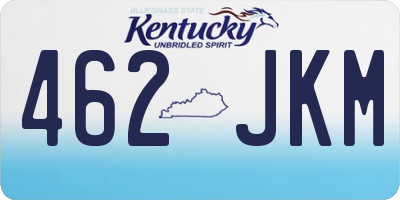 KY license plate 462JKM