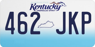 KY license plate 462JKP