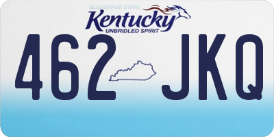 KY license plate 462JKQ