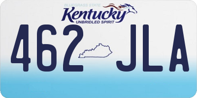KY license plate 462JLA