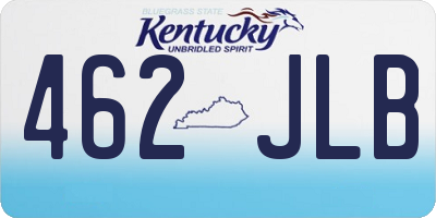 KY license plate 462JLB