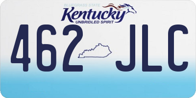 KY license plate 462JLC