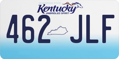KY license plate 462JLF