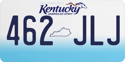 KY license plate 462JLJ