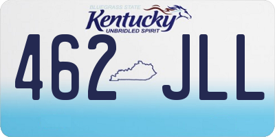 KY license plate 462JLL