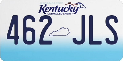 KY license plate 462JLS
