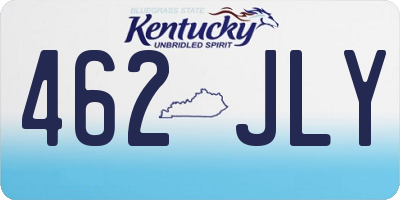 KY license plate 462JLY
