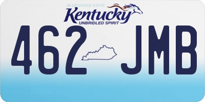 KY license plate 462JMB