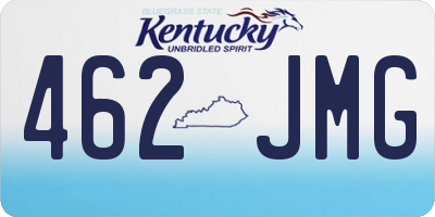 KY license plate 462JMG