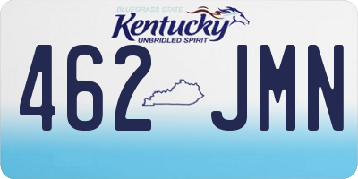KY license plate 462JMN