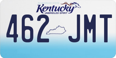 KY license plate 462JMT