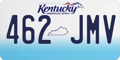 KY license plate 462JMV