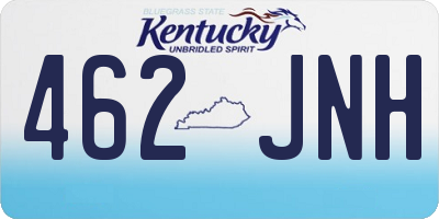 KY license plate 462JNH