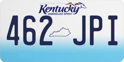 KY license plate 462JPI