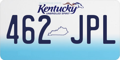 KY license plate 462JPL