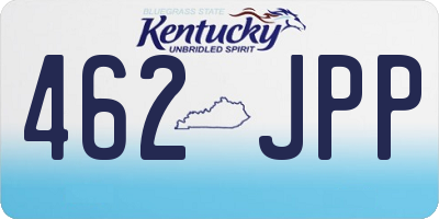 KY license plate 462JPP
