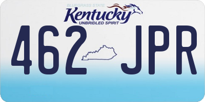 KY license plate 462JPR