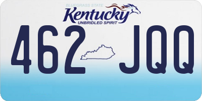 KY license plate 462JQQ