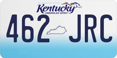 KY license plate 462JRC