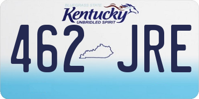 KY license plate 462JRE