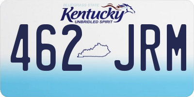 KY license plate 462JRM