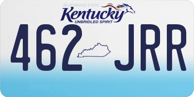 KY license plate 462JRR