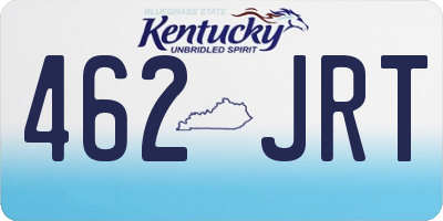 KY license plate 462JRT