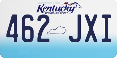 KY license plate 462JXI