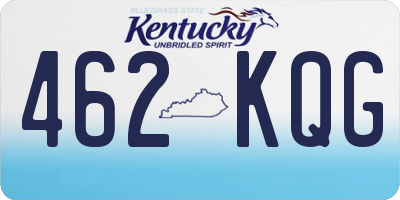 KY license plate 462KQG