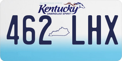 KY license plate 462LHX