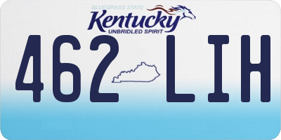 KY license plate 462LIH