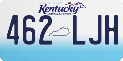 KY license plate 462LJH