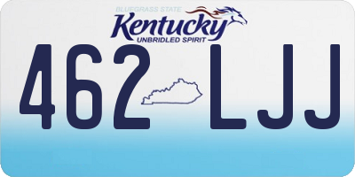 KY license plate 462LJJ