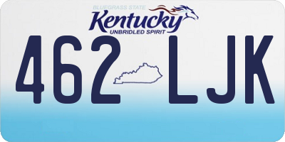 KY license plate 462LJK
