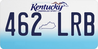 KY license plate 462LRB