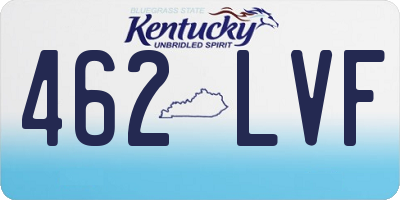 KY license plate 462LVF