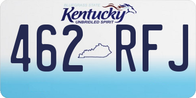 KY license plate 462RFJ