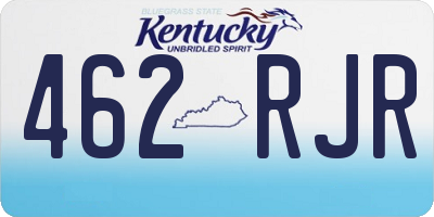 KY license plate 462RJR