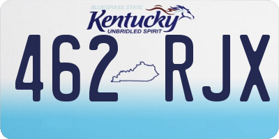 KY license plate 462RJX