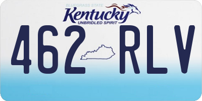 KY license plate 462RLV