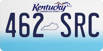 KY license plate 462SRC